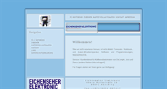 Desktop Screenshot of eichenseher-elektronic.de
